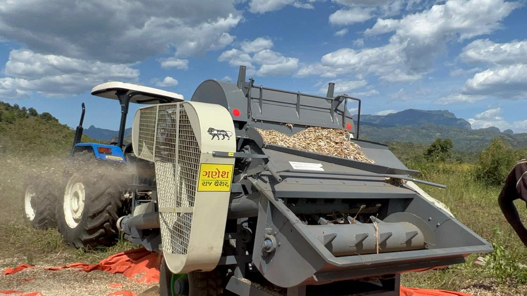 UGP Thresher at Work in Karamoja Nakapiripirit