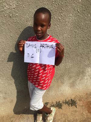 Davis Arthur 11 years Victim of Crime in Uganda 