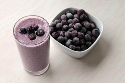 Blueberry Vanilla Smoothie 