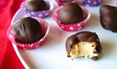 Chocolate Vanilla Truffles