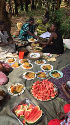 The Joy of Christmas , Children enjoyed the drinks and eats  