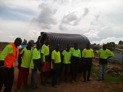 Water Tank Donation to Lusanja Community in 2017 