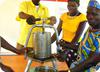 Extracting Honey with a Honey Press in Uganda