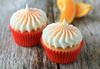 Orange Cupcakes with Frosting 