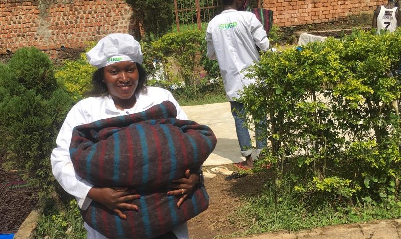 Belinda Carrying Vanilla in Blanket UGP Curing Facility