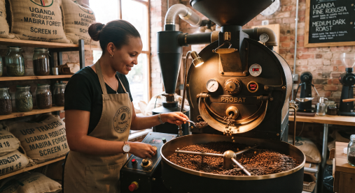 robusta Coffee Roasting Ugp