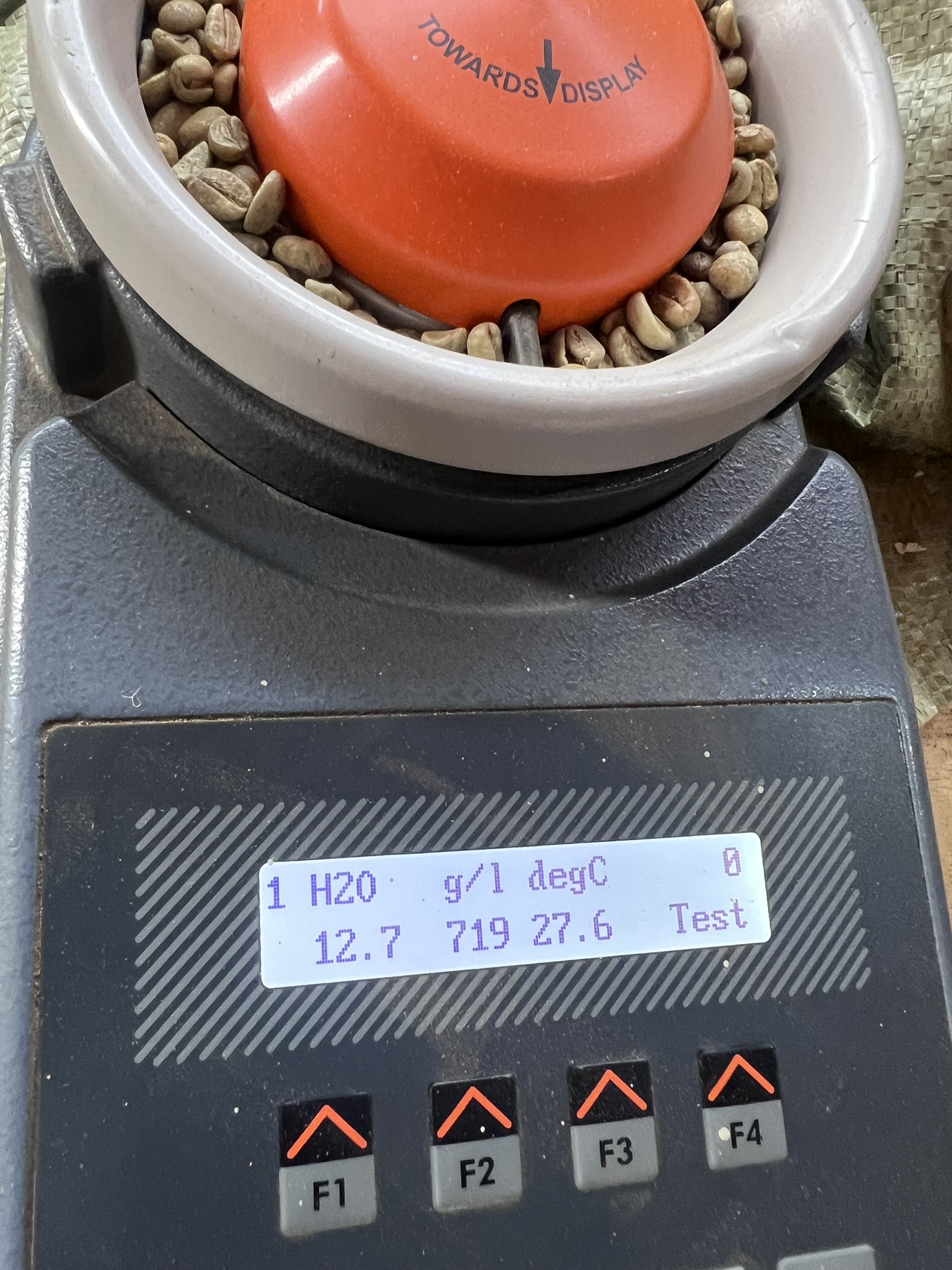 Measuring Moisture for Uganda Coffee