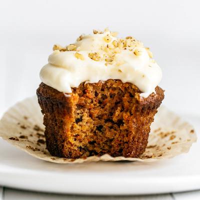 Carrot Cupcake with Vanilla Buttercream