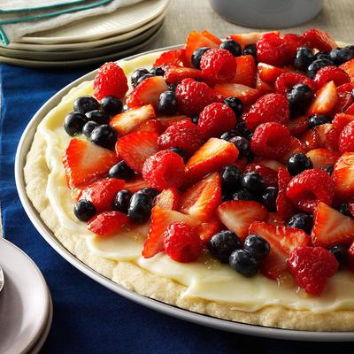 Fruit and Vanilla Cream Pie