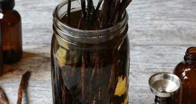 Making Vanilla Extract 