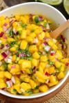 Jalapeno Mango Salsa with Vanilla and Lime 